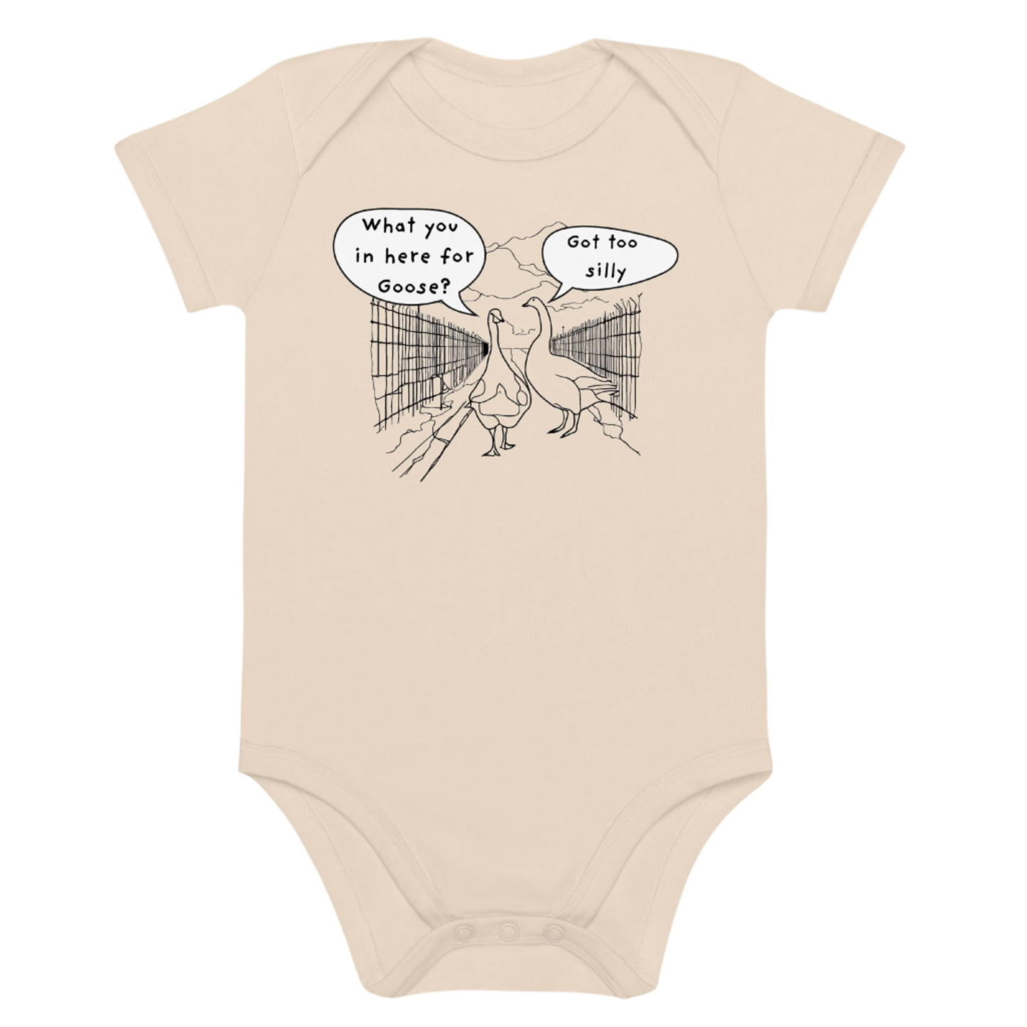 Silly Goose Natural Organic Baby Bodysuit